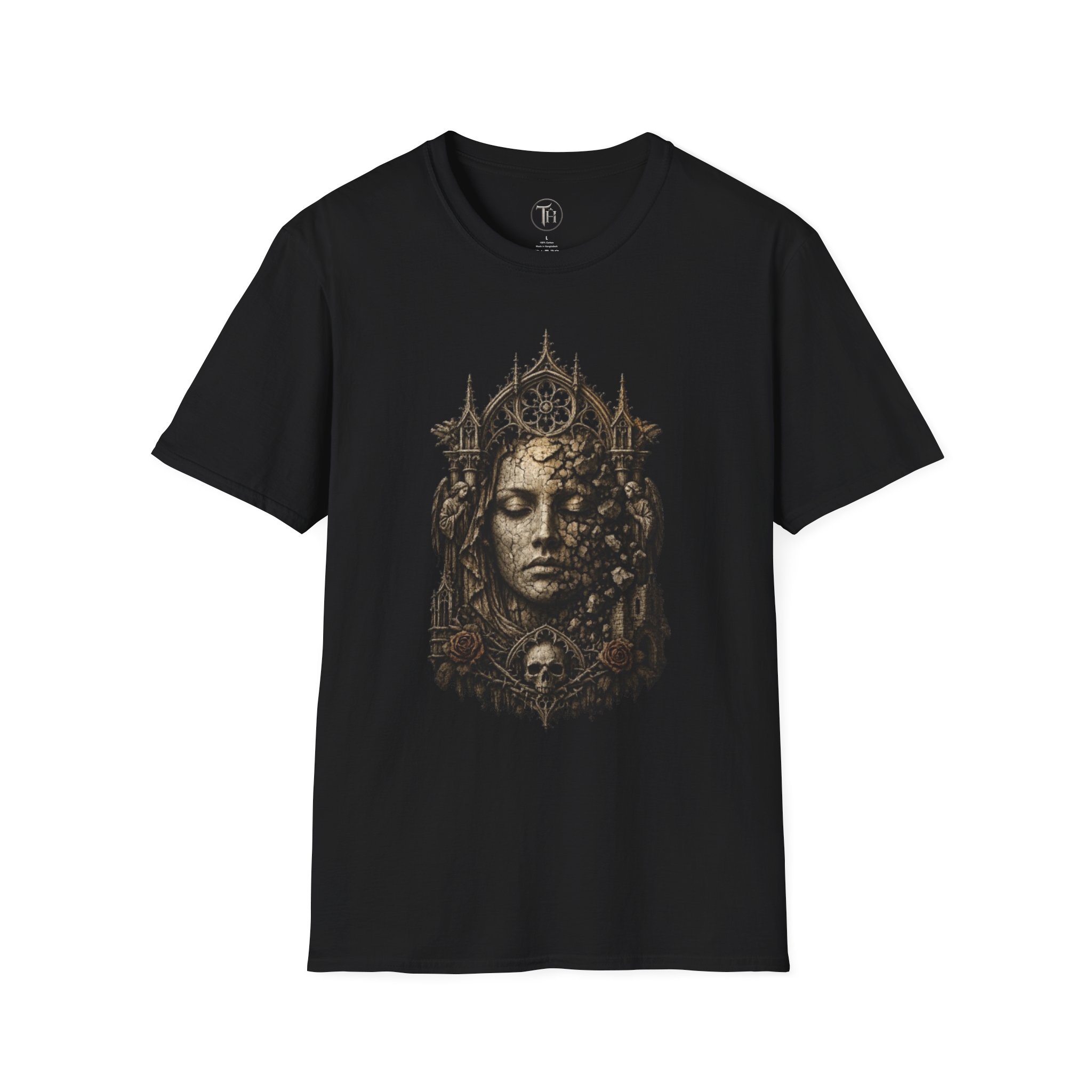 Gothic Queen T-Shirt — Ornate Crowned Woman Art Tee - Image 7