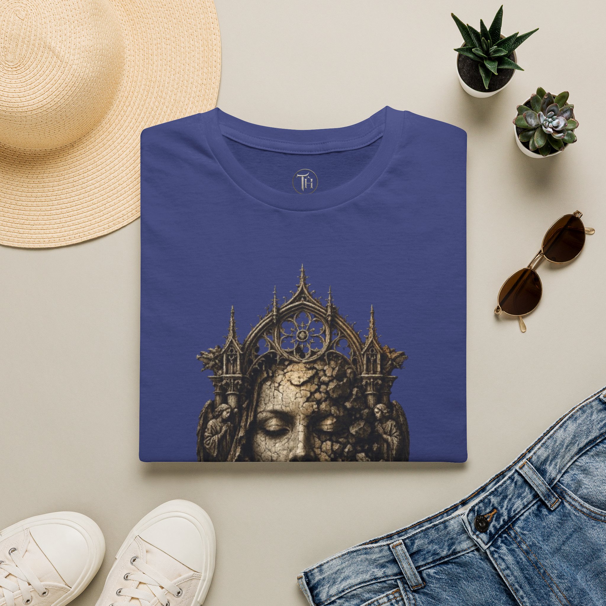 Gothic Queen T-Shirt — Ornate Crowned Woman Art Tee - Image 33
