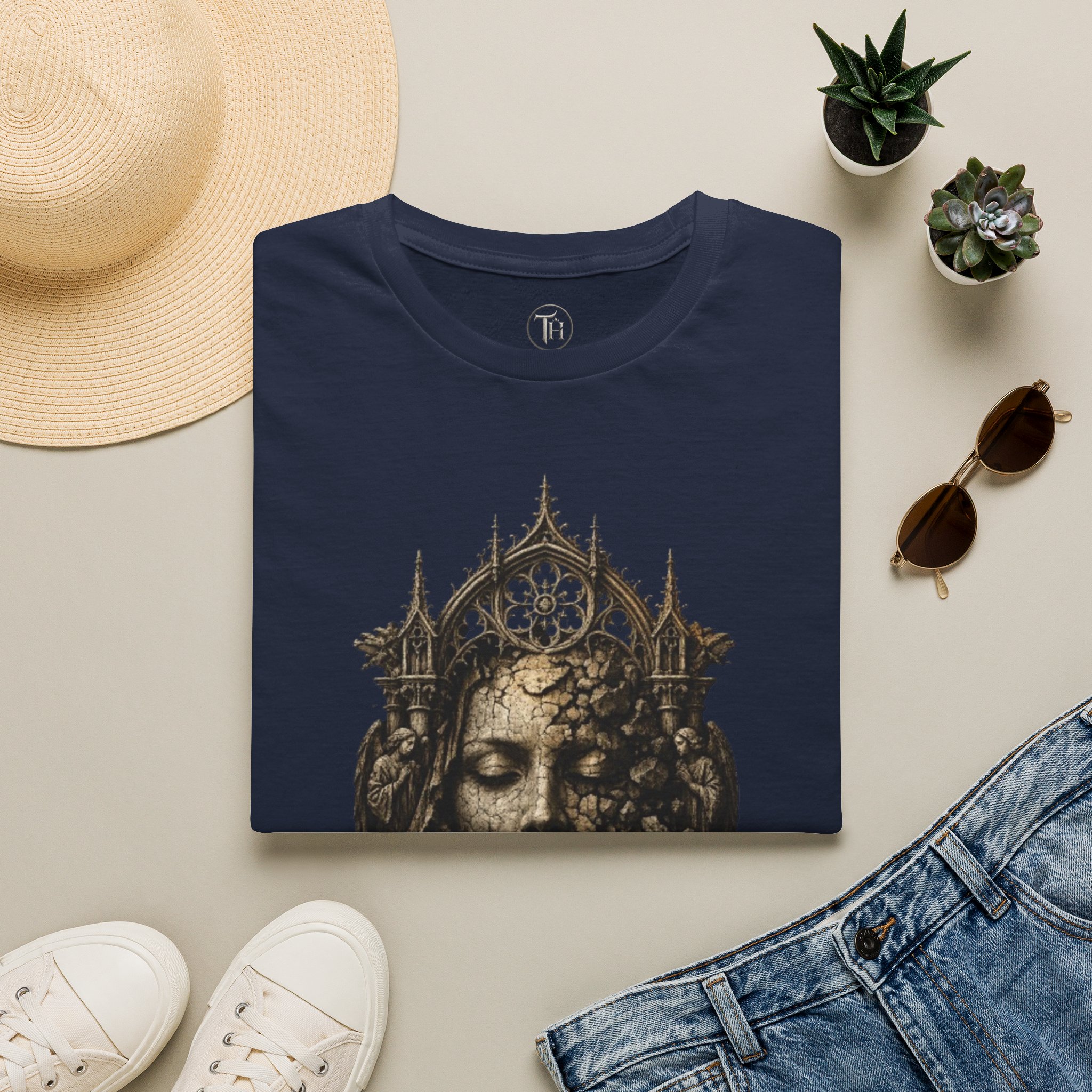 Gothic Queen T-Shirt — Ornate Crowned Woman Art Tee - Image 37