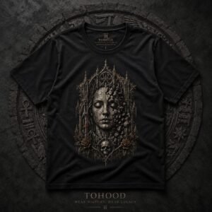 T-Shirt — Gothic Queen Skull Crown Graphic Tee