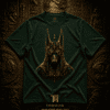 20260729051846-1f18b0cf-935b-6df6-9046-0e746b84d839.png Anubis-Inspired Graphic T-Shirt — Egyptian Jackal Head Design