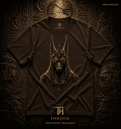 20260729051848-1f18b0cf-aae4-6752-bf15-ba7485e3fc77.png Anubis-Inspired Graphic T-Shirt — Egyptian Jackal Head Design