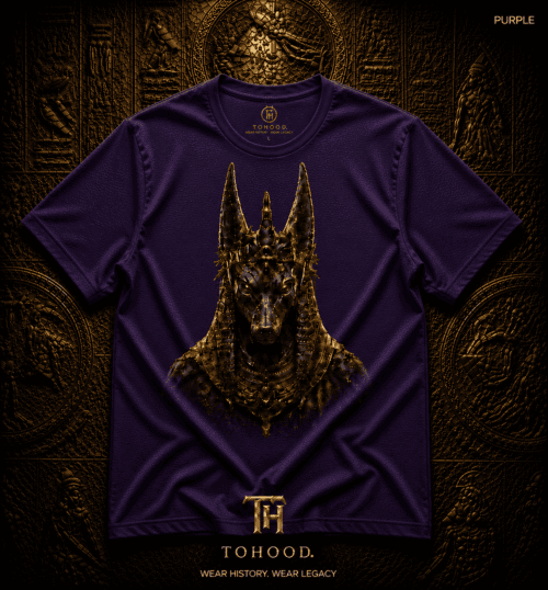 20260729051851-1f18b0cf-c171-6c36-858e-3e1b30c7ee70.png Anubis-Inspired Graphic T-Shirt — Egyptian Jackal Head Design