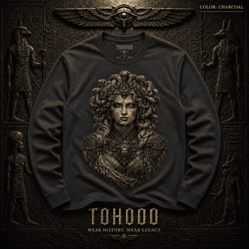 20260730032417-1f18bc62-551f-6954-9166-869880e791ae.png Medusa Mythology Crewneck Sweatshirt