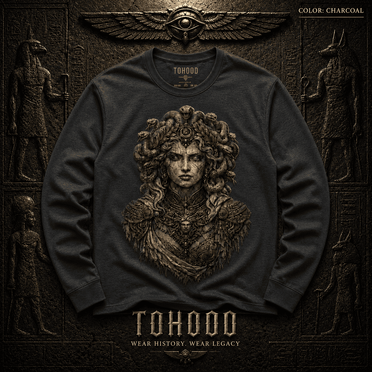 Medusa Mythology Crewneck Sweatshirt - Image 3