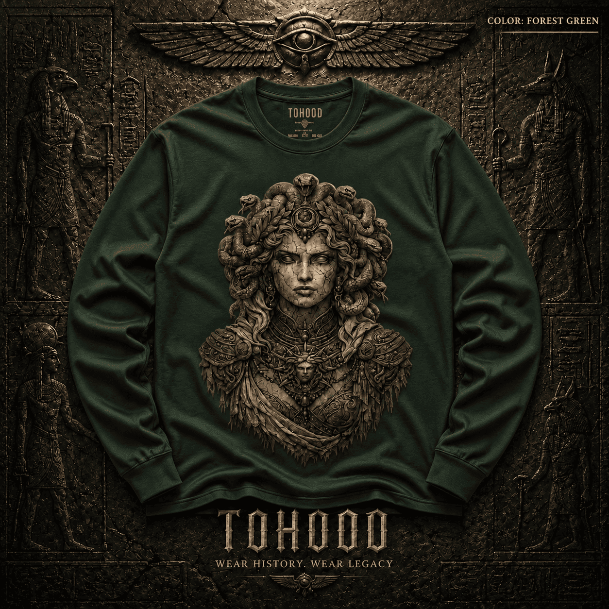 Medusa Mythology Crewneck Sweatshirt - Image 15