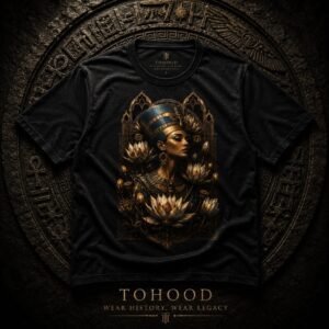 Egyptian Queen Graphic T‑Shirt — Vintage Goddess Portrait Tee