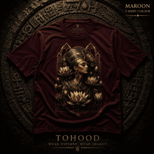 20260731173853-1f18d06b-2898-6e2c-9c12-0698b200b916.png Egyptian Queen Graphic T‑Shirt — Vintage Goddess Portrait Tee