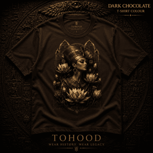 20260731173854-1f18d06b-32c8-6956-9a1b-fe0b47d43a3c.png Egyptian Queen Graphic T‑Shirt — Vintage Goddess Portrait Tee