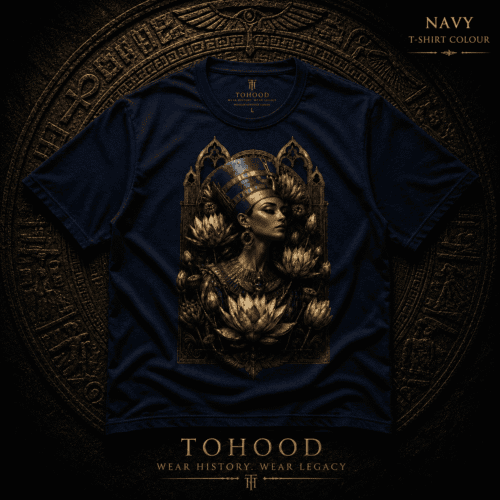 20260731173855-1f18d06b-427b-6380-adff-0698b200b916.png Egyptian Queen Graphic T‑Shirt — Vintage Goddess Portrait Tee