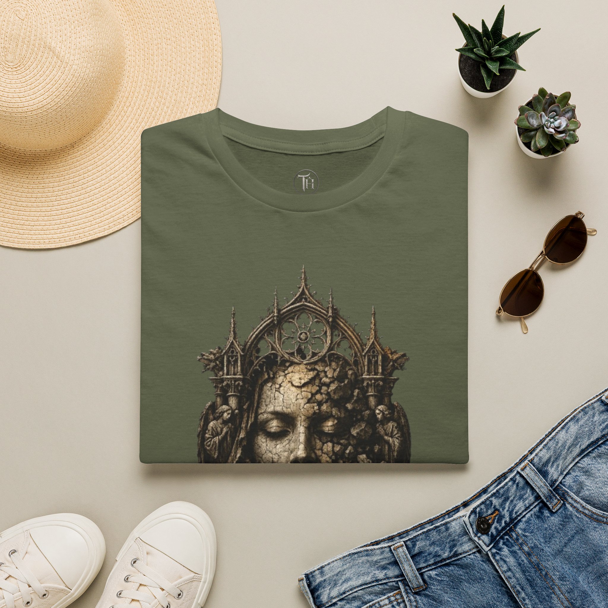 Gothic Queen T-Shirt — Ornate Crowned Woman Art Tee - Image 17