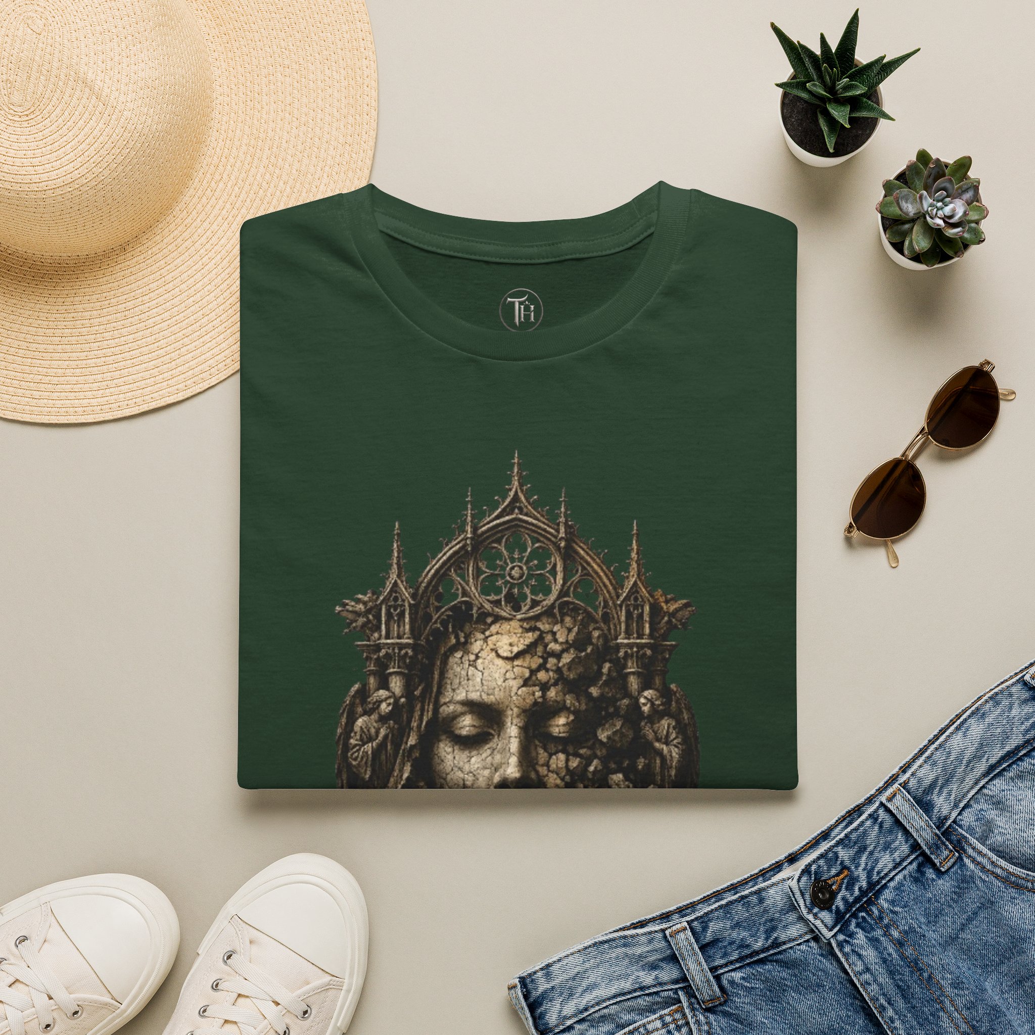 Gothic Queen T-Shirt — Ornate Crowned Woman Art Tee - Image 21