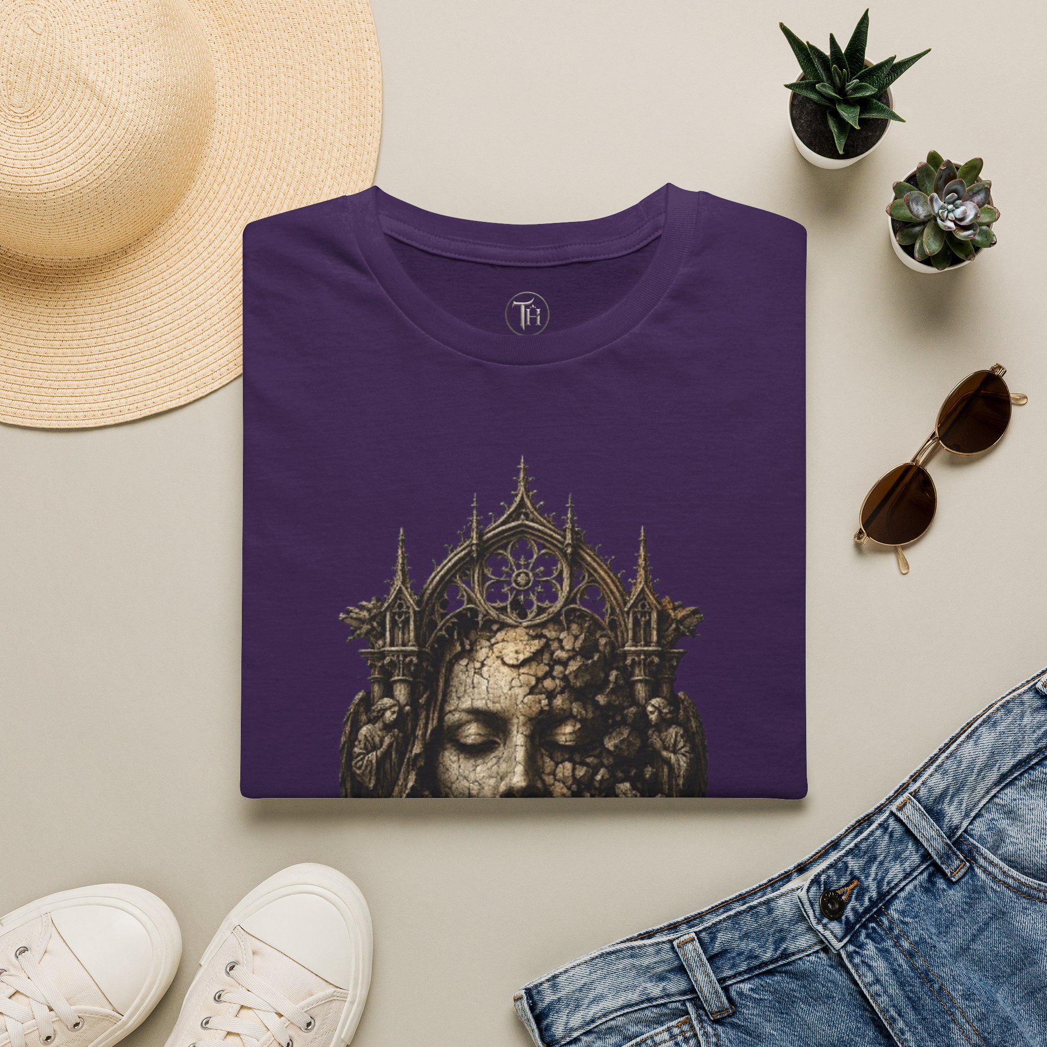 Gothic Queen T-Shirt — Ornate Crowned Woman Art Tee - Image 41
