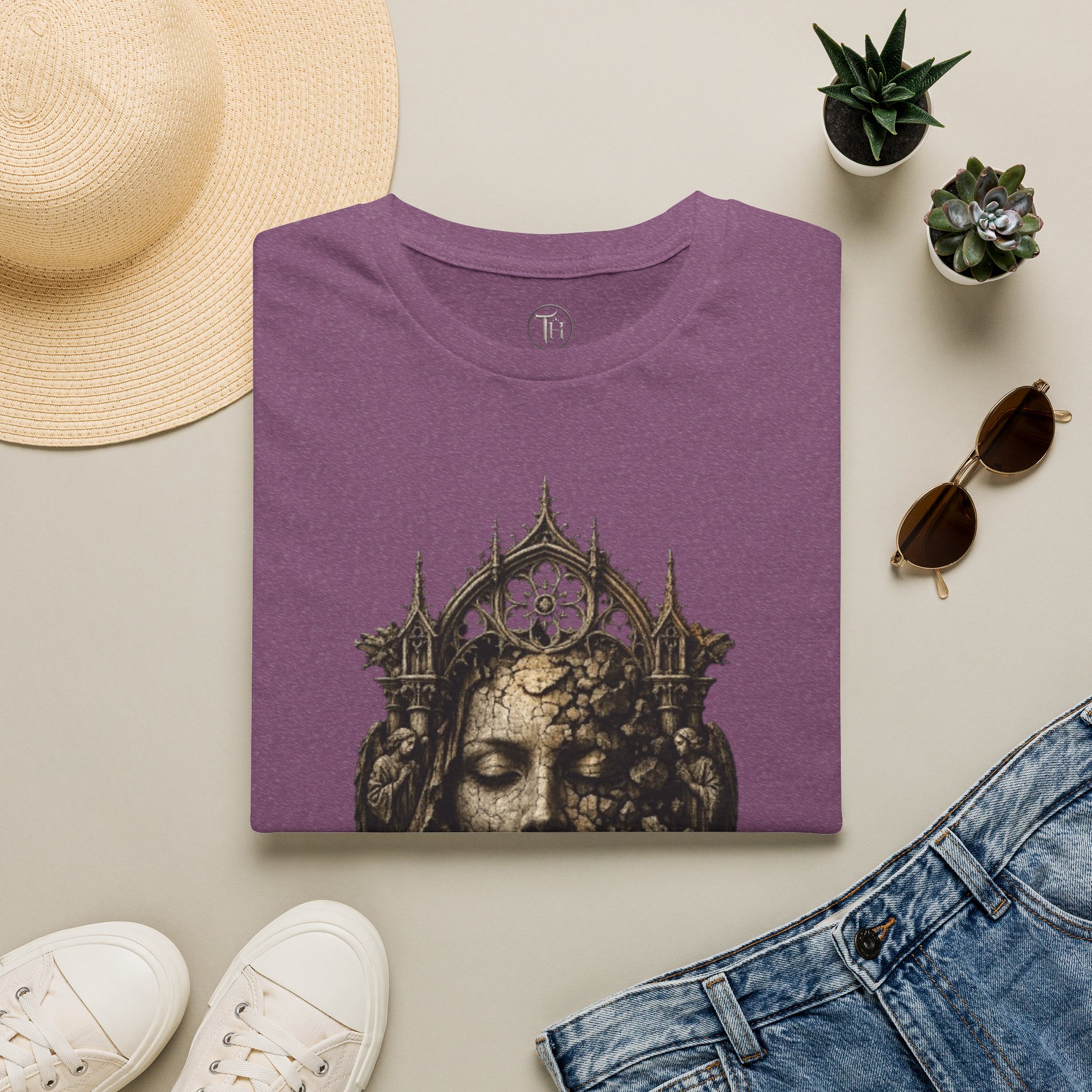 Gothic Queen T-Shirt — Ornate Crowned Woman Art Tee - Image 49