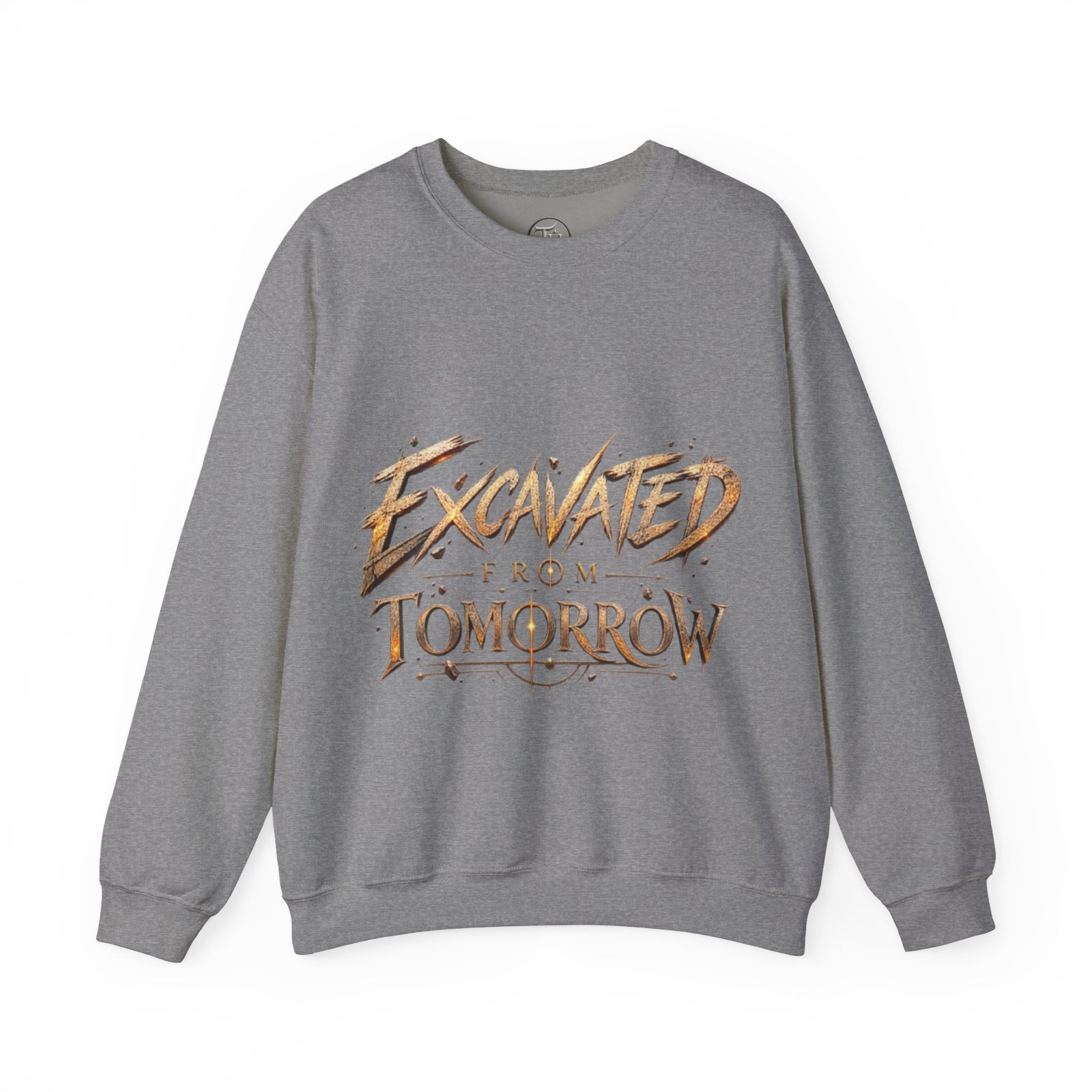 Crewneck Sweatshirt — "Excavated From Tomorrow" Retro Futurism Graphic Pullover - Image 13