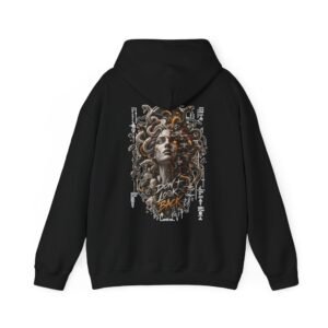 Medusa 'Face the Curse' Graphic Hoodie — Don’t Look Back Mythic Streetwear