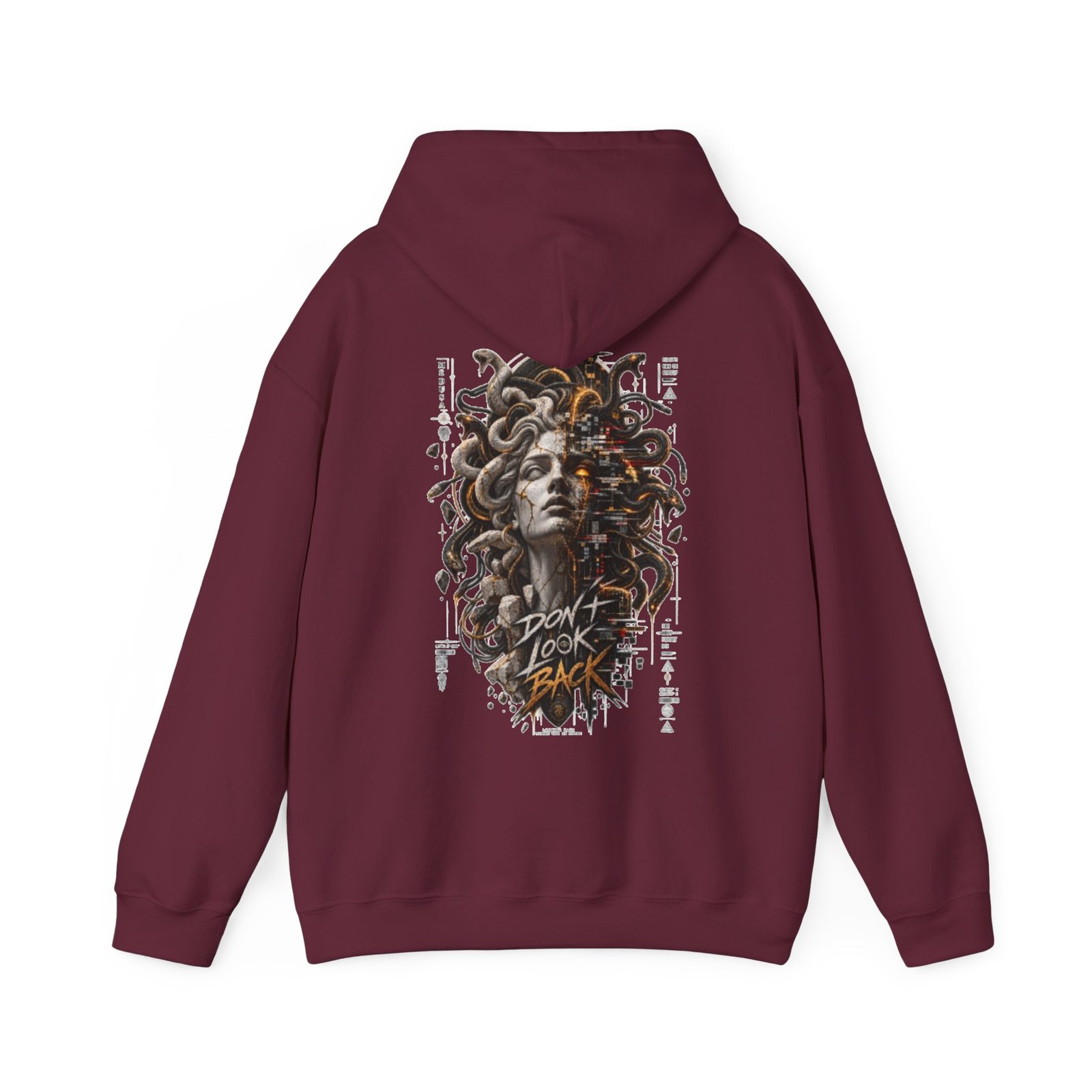 Medusa 'Face the Curse' Graphic Hoodie — Don’t Look Back Mythic Streetwear - Image 6