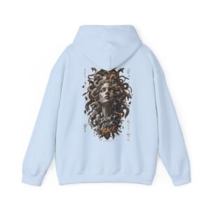 Medusa 'Face the Curse' Graphic Hoodie — Don’t Look Back Mythic Streetwear - Image 12
