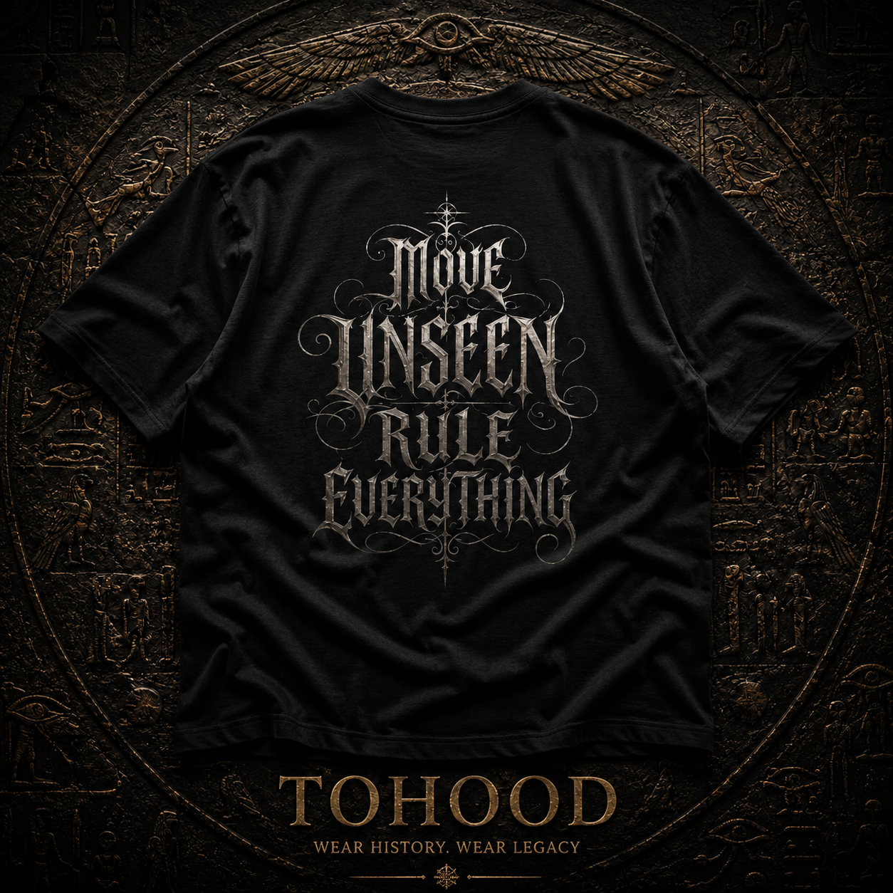 T-Shirt — Pharaoh Crocodile Graphic Tee (Ancient Egyptian Inspired) - Image 2