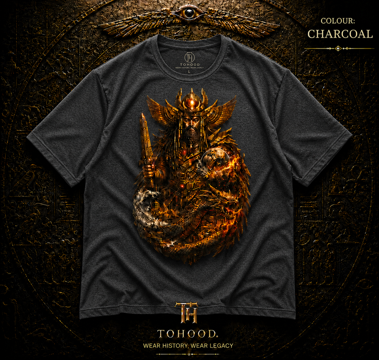 Viking Warrior Helmet Graphic T‑Shirt — Norse Odin Fantasy Art Tee - Image 5