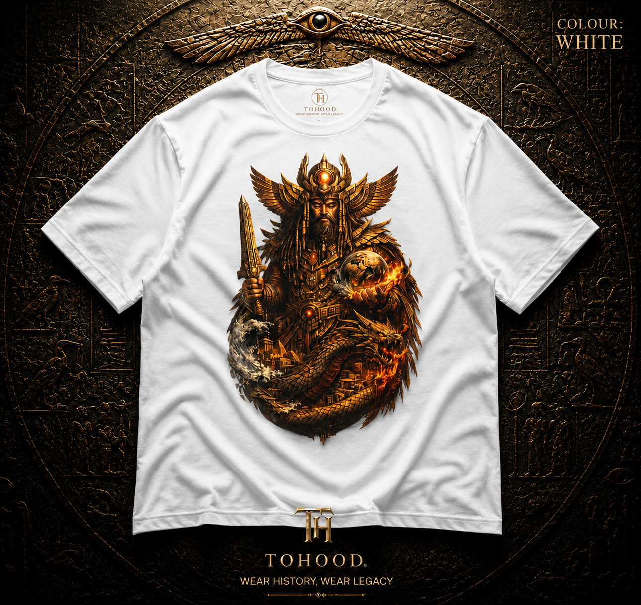 Viking Warrior Helmet Graphic T‑Shirt — Norse Odin Fantasy Art Tee - Image 7