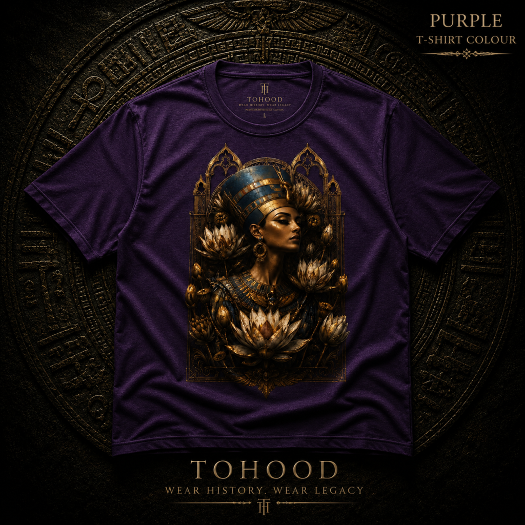 Egyptian Queen Graphic T‑Shirt — Vintage Goddess Portrait Tee