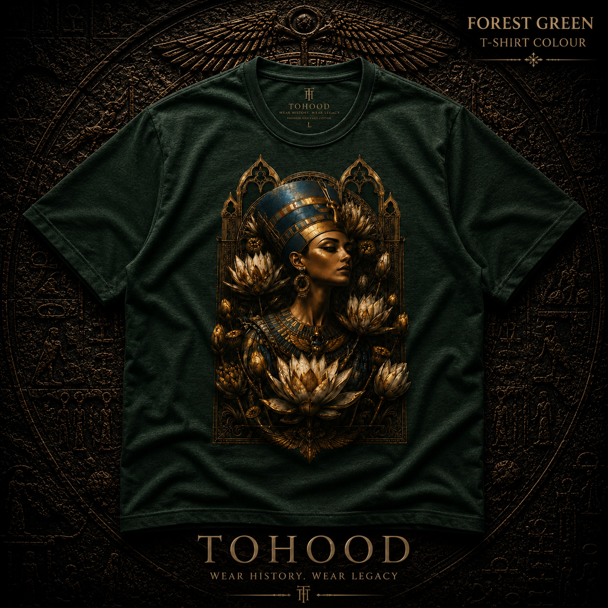 Egyptian Queen Graphic T‑Shirt — Vintage Goddess Portrait Tee - Image 13