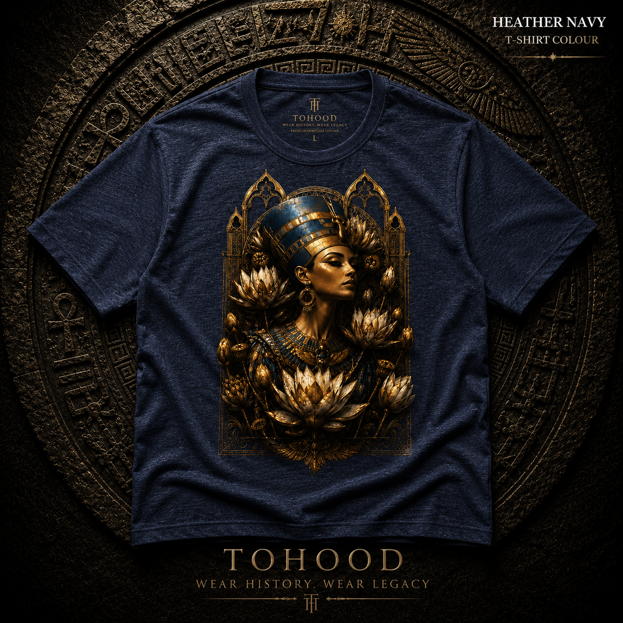 Egyptian Queen Graphic T‑Shirt — Vintage Goddess Portrait Tee - Image 15