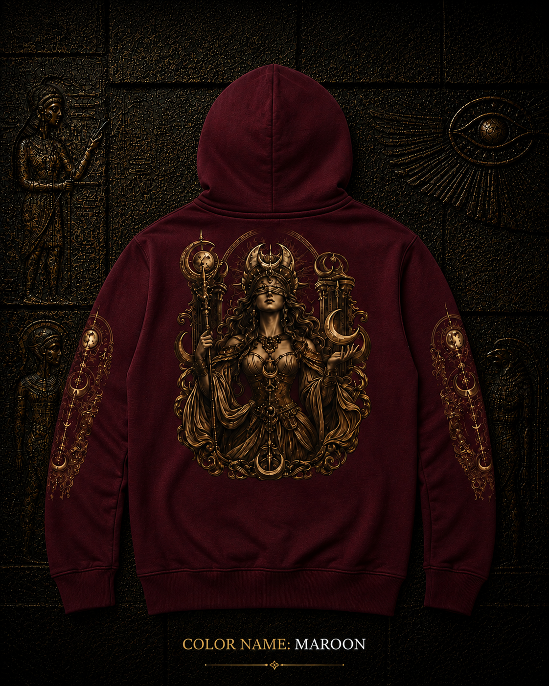 Transcendence Goddess Hoodie — Mystical Occult Graphic Pullover - Image 7