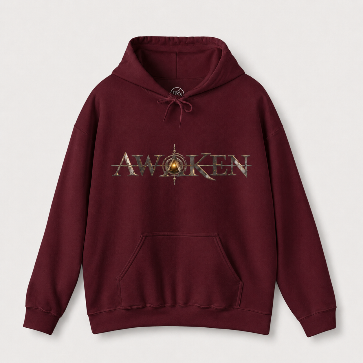 Awaken Graphic Hoodie — Surreal Cyberpunk Face Backprint - Image 6