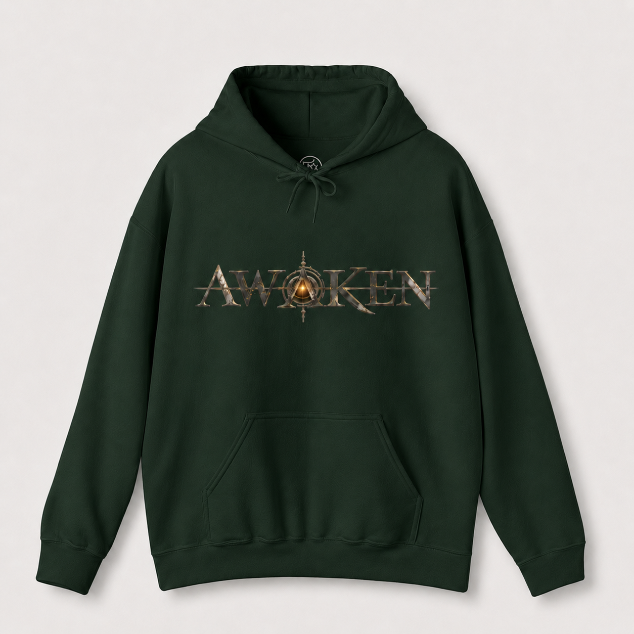 Awaken Graphic Hoodie — Surreal Cyberpunk Face Backprint - Image 8