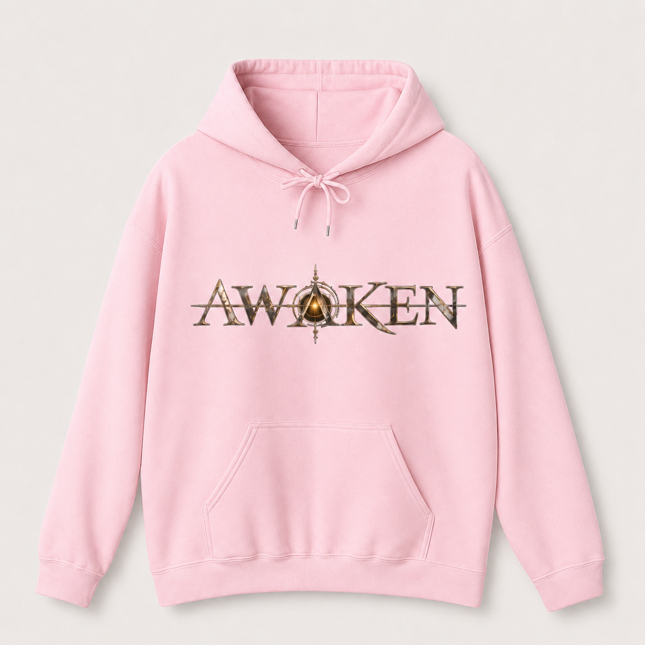 Awaken Graphic Hoodie — Surreal Cyberpunk Face Backprint - Image 24