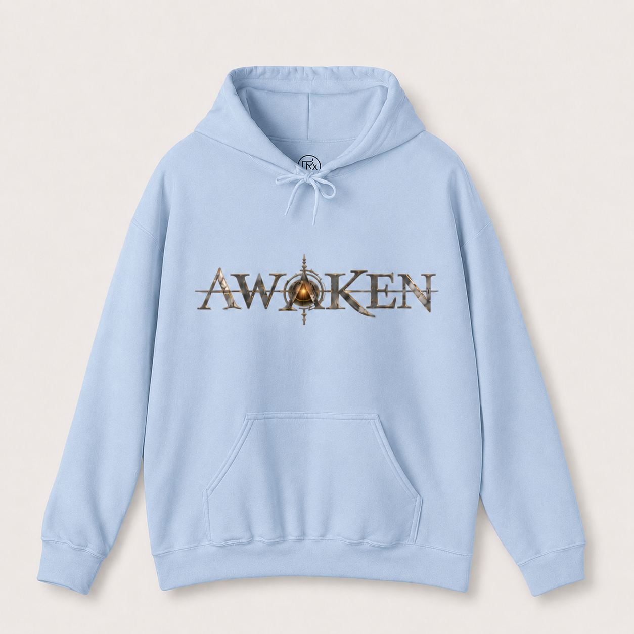 Awaken Graphic Hoodie — Surreal Cyberpunk Face Backprint - Image 12