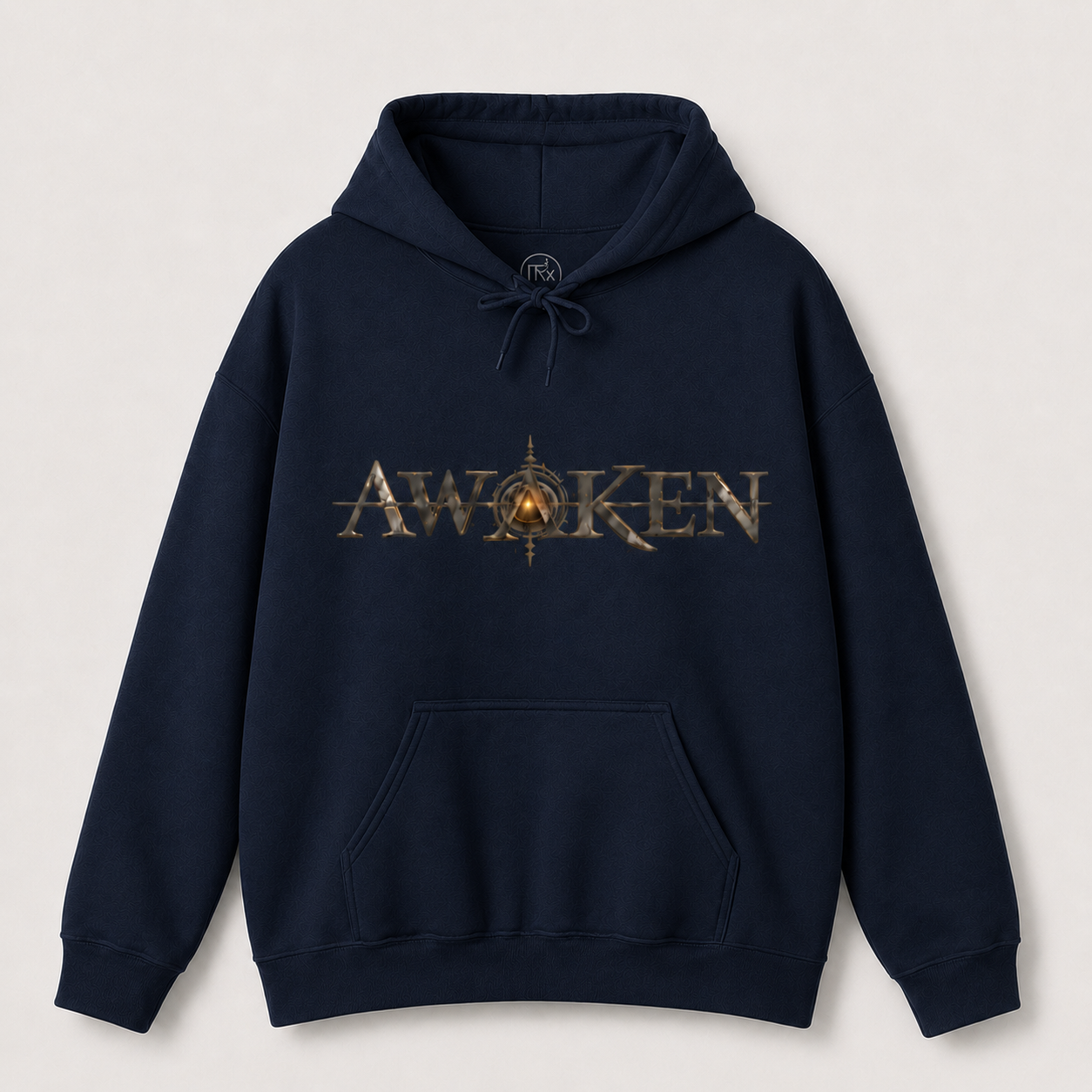 Awaken Graphic Hoodie — Surreal Cyberpunk Face Backprint - Image 18
