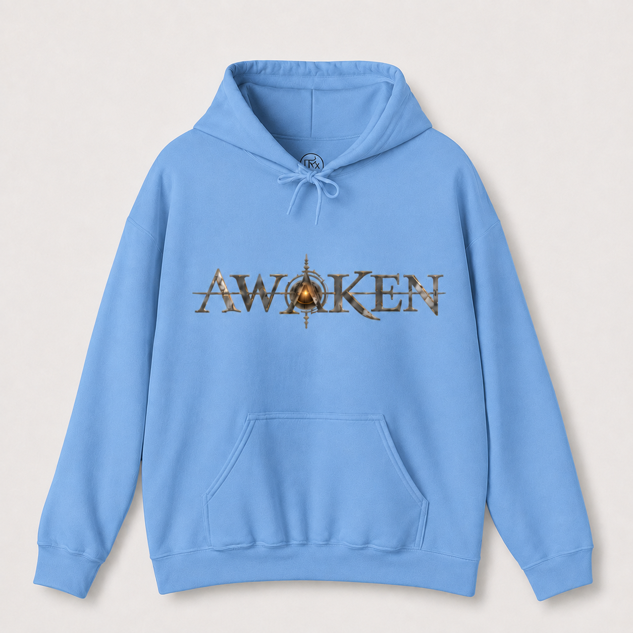Awaken Graphic Hoodie — Surreal Cyberpunk Face Backprint - Image 14