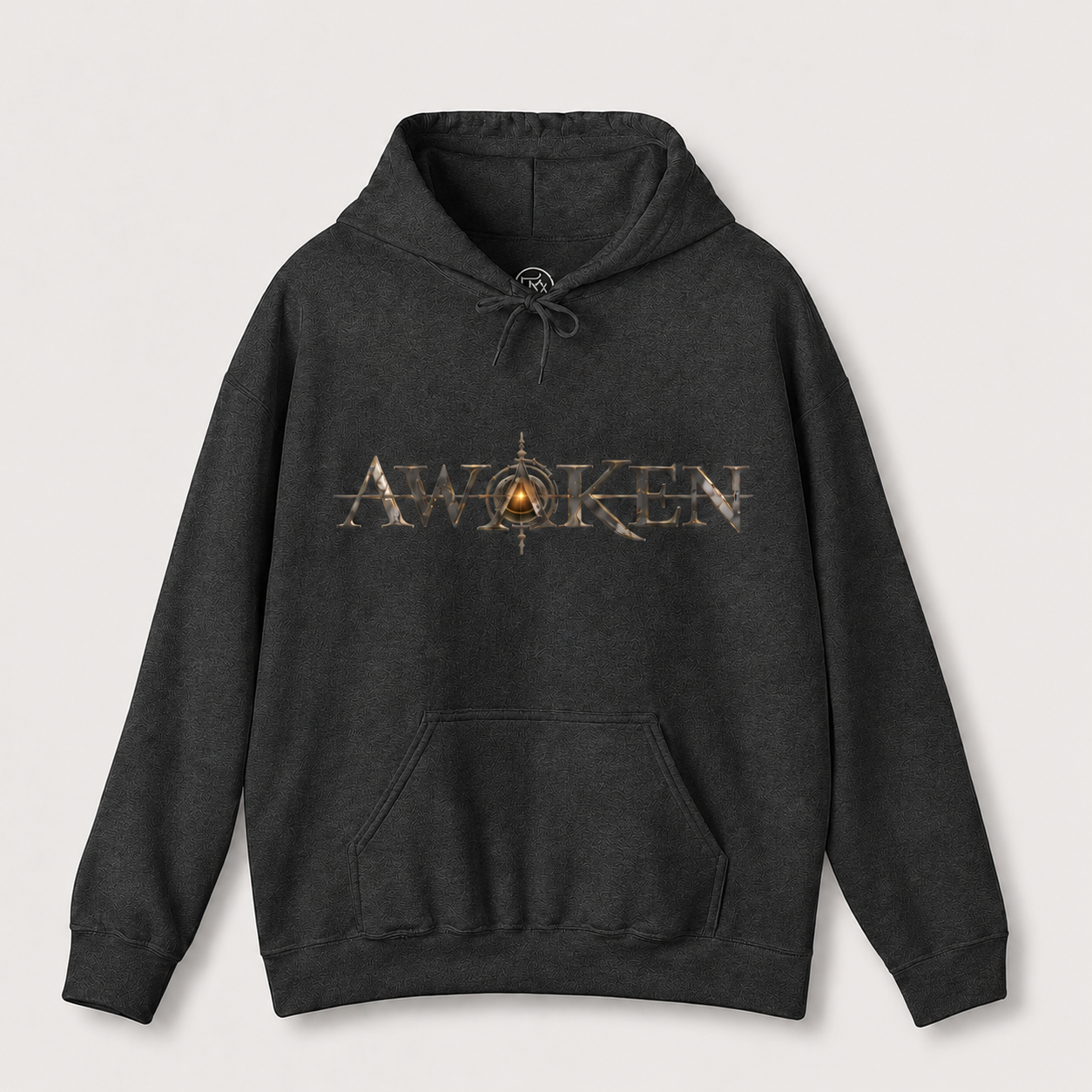 Awaken Graphic Hoodie — Surreal Cyberpunk Face Backprint - Image 10