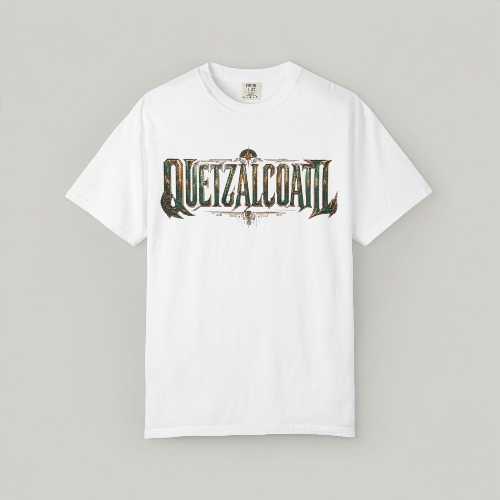 Quetzalcoatl Graphic T-Shirt — Mythic Feathered Serpent Design