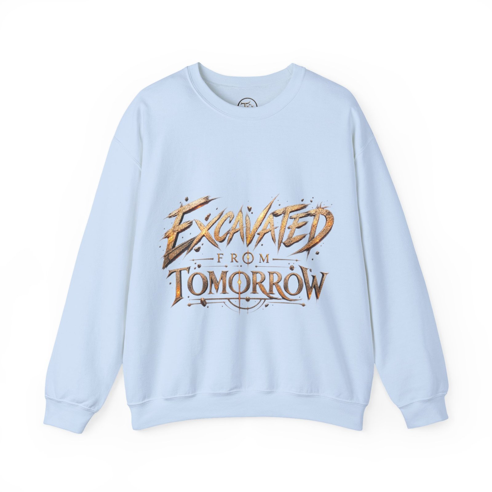 Crewneck Sweatshirt — "Excavated From Tomorrow" Retro Futurism Graphic Pullover - Image 15