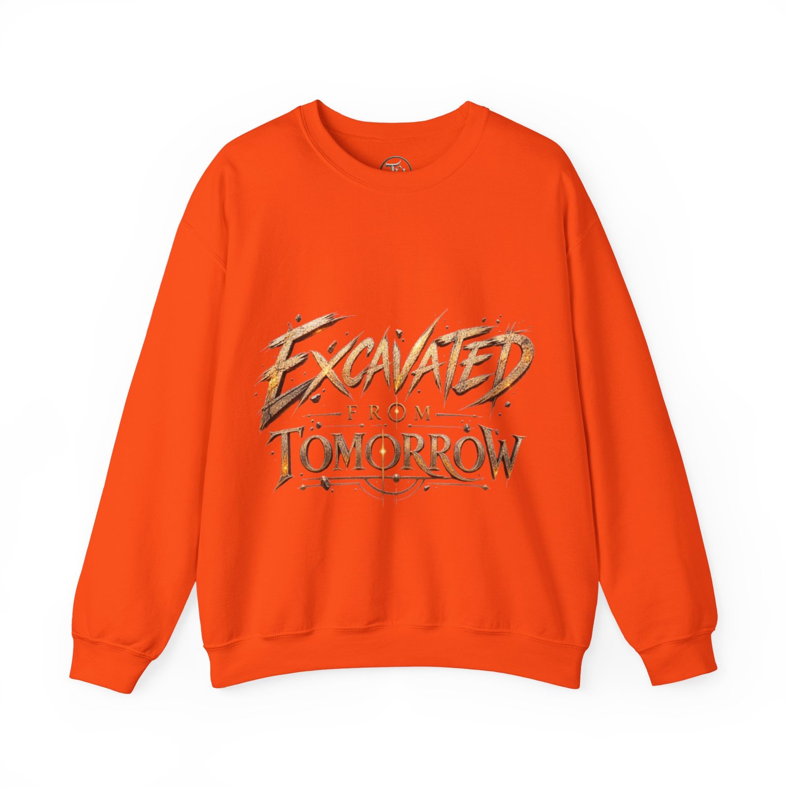 Crewneck Sweatshirt — "Excavated From Tomorrow" Retro Futurism Graphic Pullover - Image 8