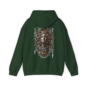 Medusa 'Face the Curse' Graphic Hoodie — Don’t Look Back Mythic Streetwear - Image 8