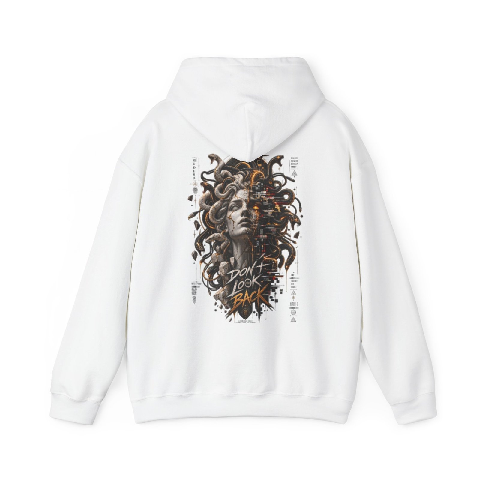 Medusa 'Face the Curse' Graphic Hoodie — Don’t Look Back Mythic Streetwear - Image 4