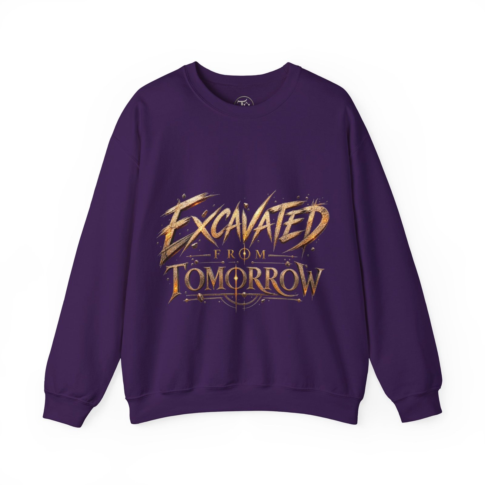 Crewneck Sweatshirt — "Excavated From Tomorrow" Retro Futurism Graphic Pullover - Image 17