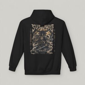 Samurai Dragon Hoodie — Japanese Kanji Graphic Streetwear