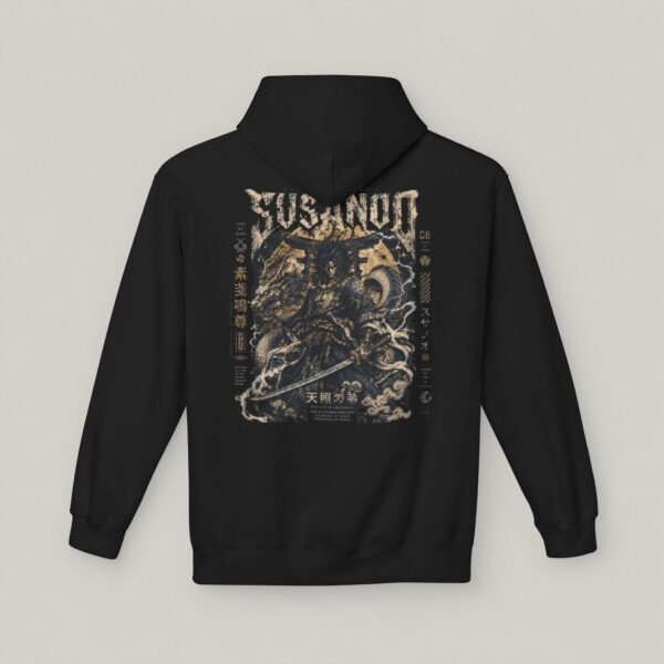 Samurai Dragon Hoodie — Japanese Kanji Graphic Streetwear